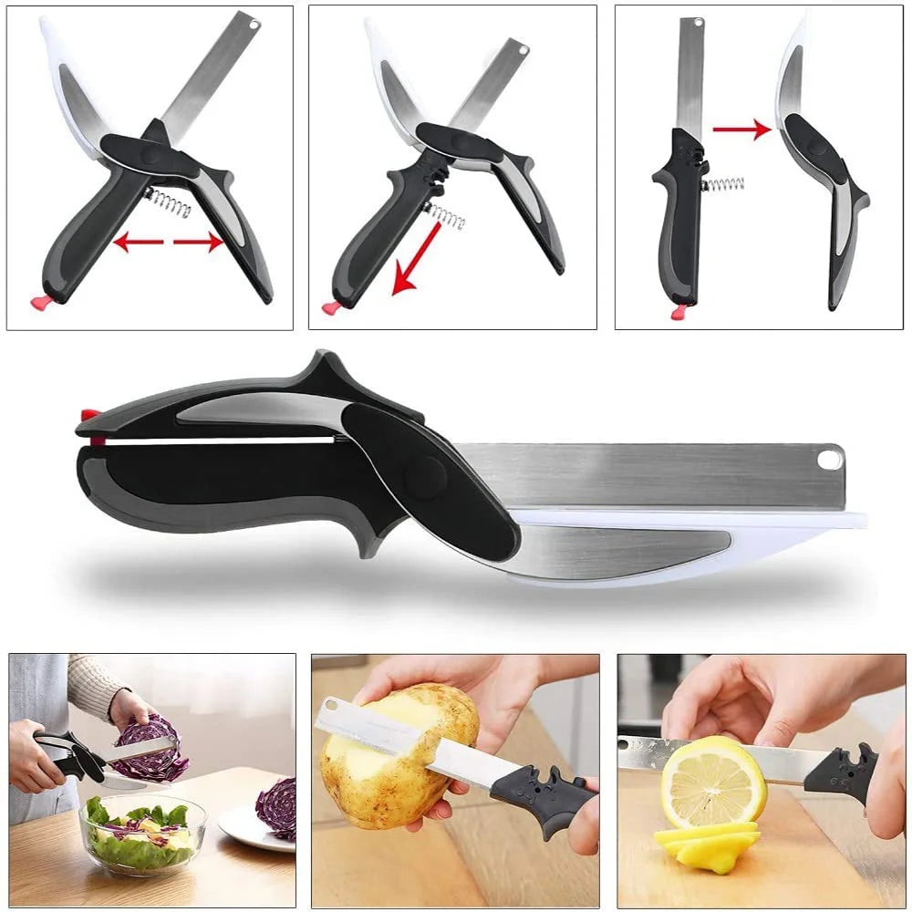 2-in-1 Vegetable Cutting Scissors