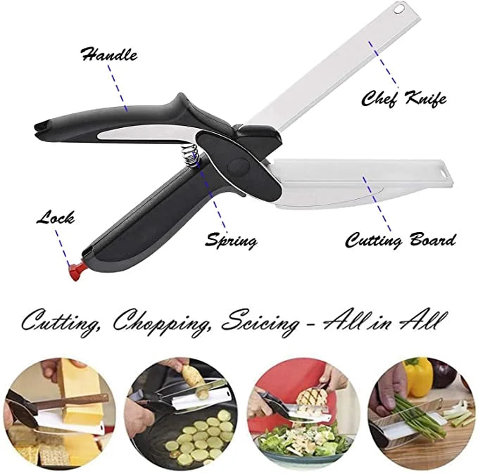 2-in-1 Vegetable Cutting Scissors