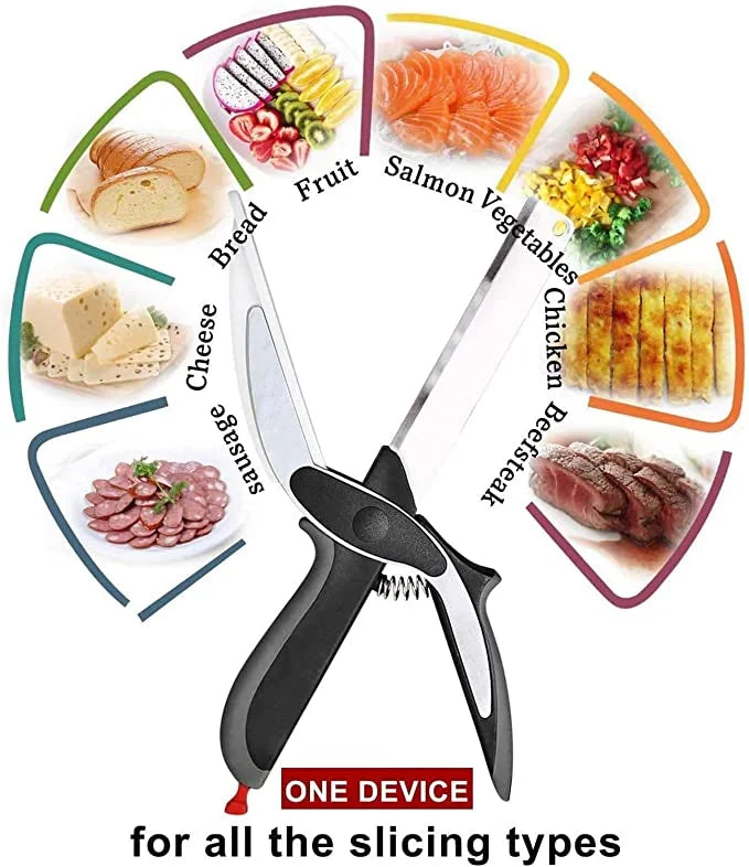 2-in-1 Vegetable Cutting Scissors