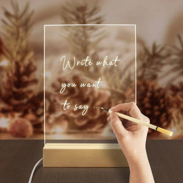 3D ACRYLIC WRITING BOARD WITH PEN