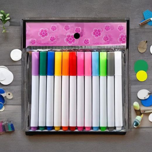 12 Pcs of Markers for 3D Acrylic Writing board